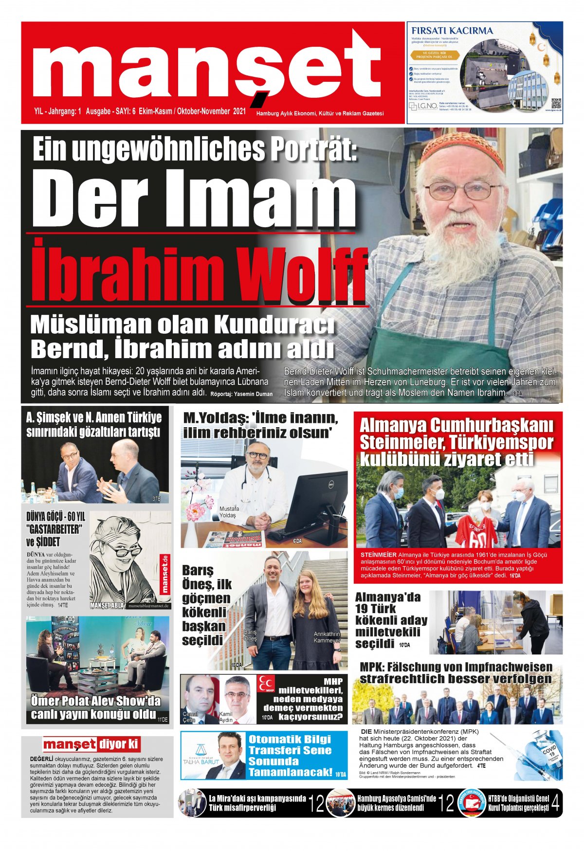 Hamburg Manşet Gazetesi 6. sayı